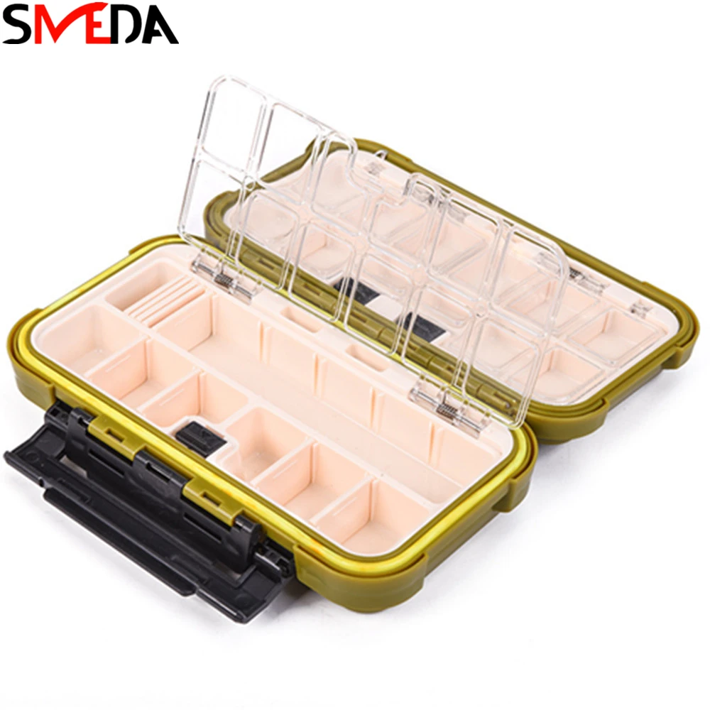 

ABS Compressive Fishing Tackle Storage Waterproof Pressure Lure Hook Baits Pesca Accessory Baits Tackle Box