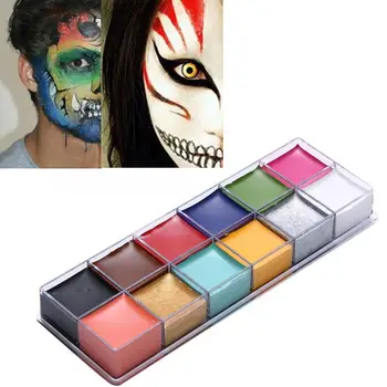 

Tattoo Paint 12 Colors Oil Paint Face Body Painting Dramatic Special Effects Facial Makeup Grease Paint Permanent Makeup