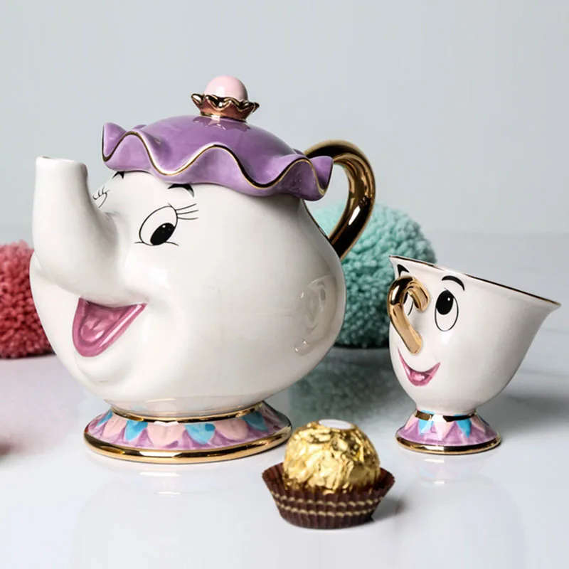 Скандинавская фигурка Mrs Potts креативная керамическая посуда чайник украшение для