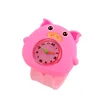 Digital Slap Watch Cute Frog Slap Watches Cute 3D Cartoon Animal  for Boys Girls Gifts Kids Green Quartz Wrist Watches Clock 4