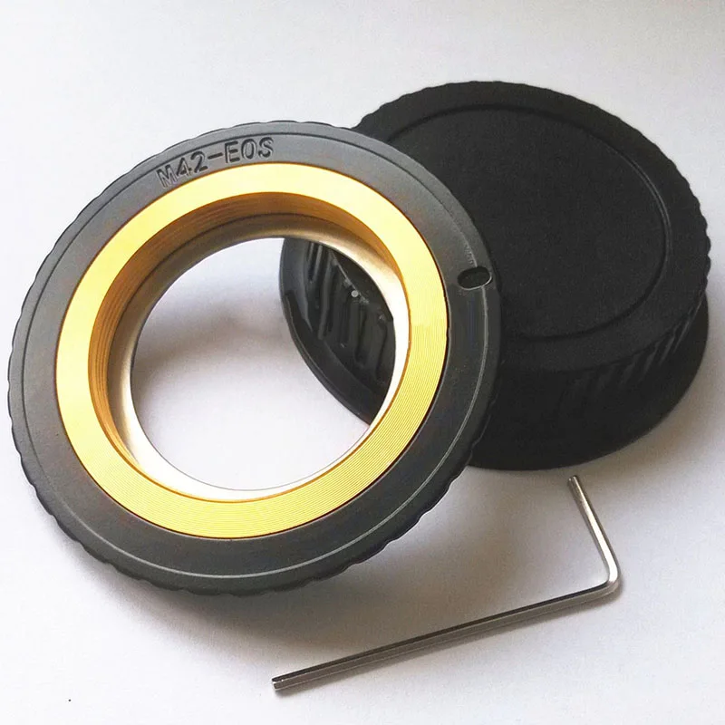 

Adjustable M42 Lens Adapter Ring For Canon EOS EF Camera Lens Adapter 650d 600d 1100d 7d 350d 6d CAP with protector Lens Cover
