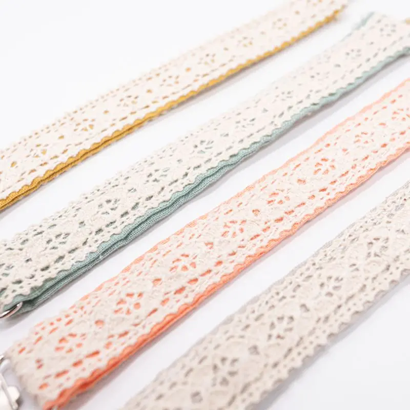 Baby Pacifier Clip Chain Cotton Linen Holder Pacifier Soother Clips Leash Belt Nipple Holder For Infant Feeding XXFE