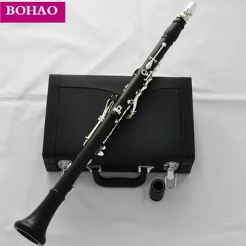 

Professional 17 Key A Clarinet Ebony Wooden Material 2 barrels W/case