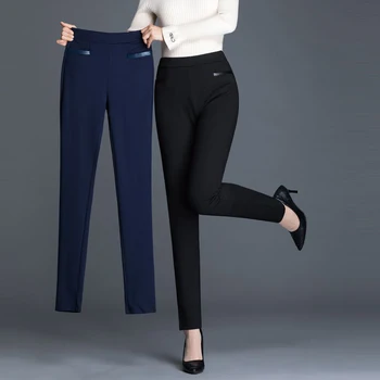 

2020 Spring summer trousers outer leggings ladies black women pants large size Autumn And Winter casual pants Leggings NUW983