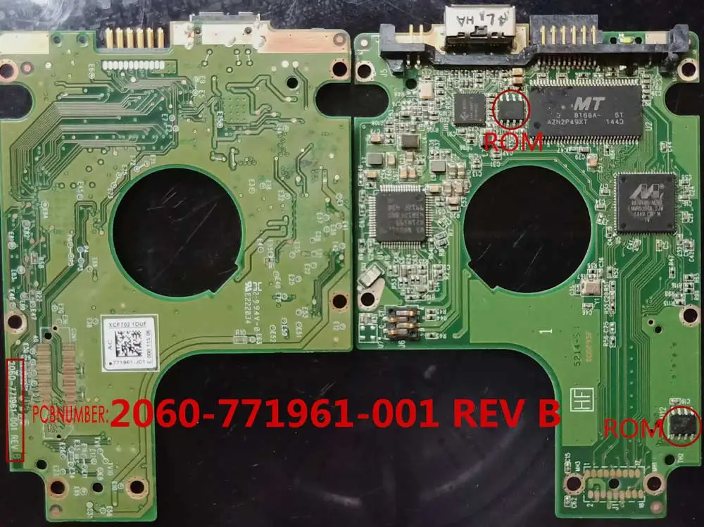 Жесткий диск hdd привод Печатный платы wd 2060-771691-001