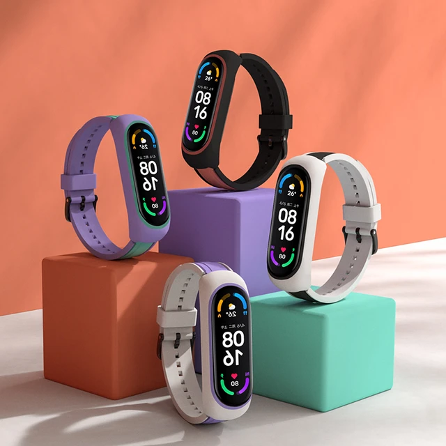 Amazfit Band 5 Bracelet Smart  Amazfit Band 5 Silicone Strap - Strap  Amazfit Band 5 - Aliexpress