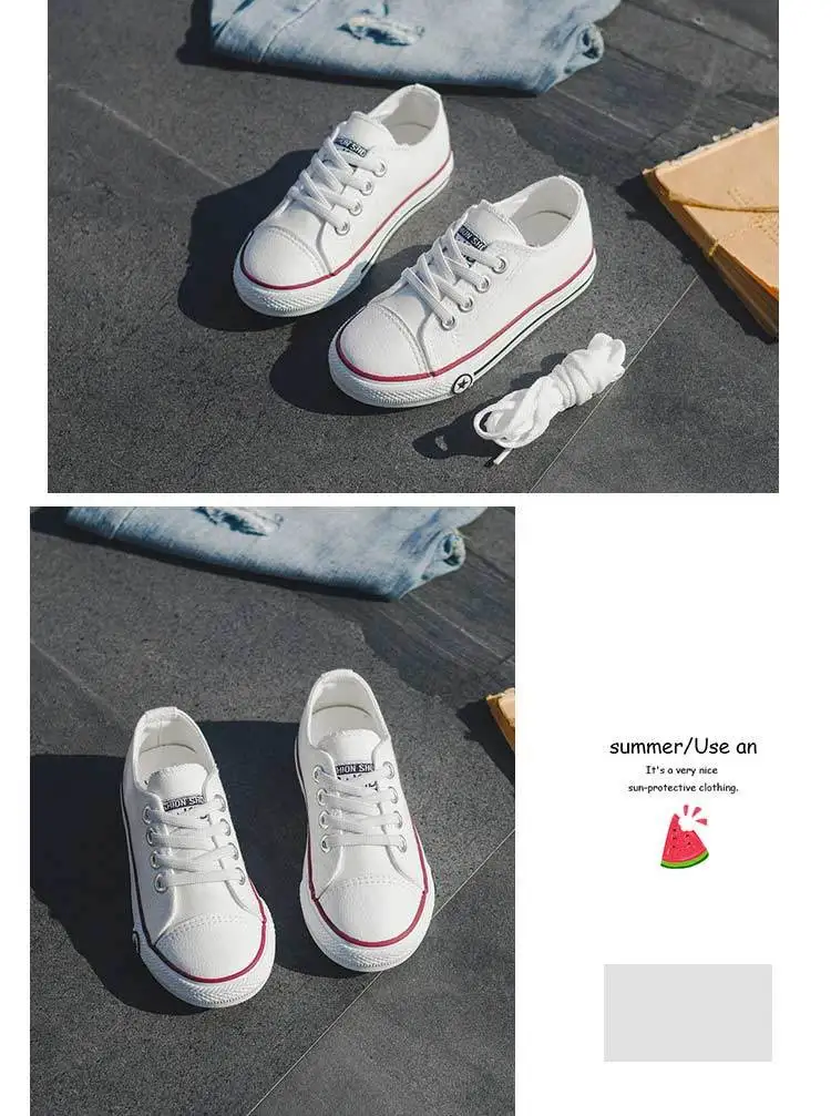 Children tennis kids shoes 2019 solid breathable canvas girls  boys shoes kids sneakers high quality athletic shoes tmallfs (3)