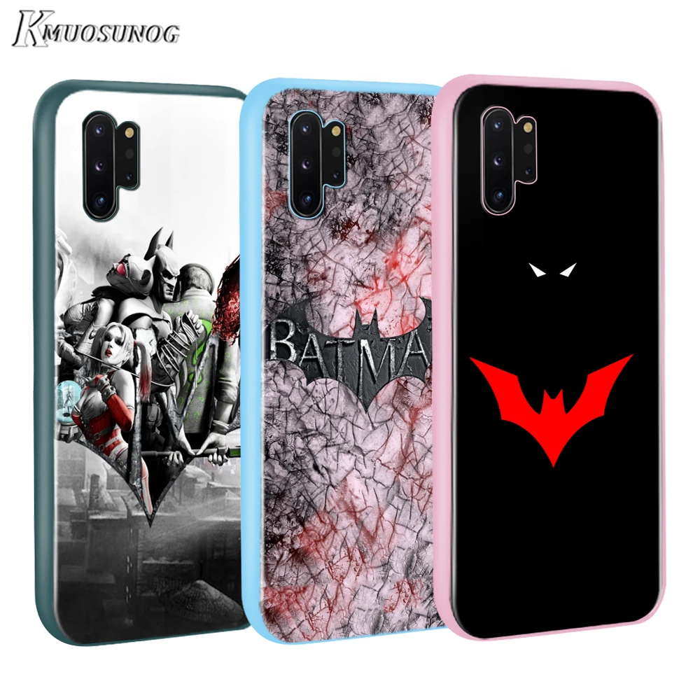 

Marvel Avengers Batman Baseus Candy Color Cover for Samsung Galaxy Note 10 9 8 S11 S10 S9 S8 S7 Plus Edge Phone Case
