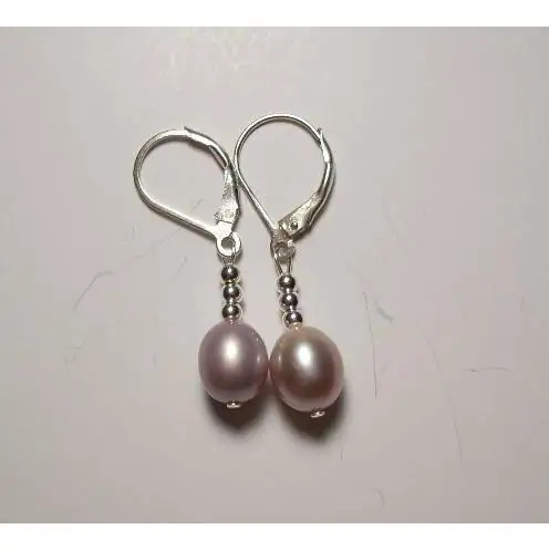 

Новое поступление Favoite Серьги с жемчугом 9 мм розовый овальные из пресной воды Жемчужное висячие серьги 925 пробы Серебряные Крючки, хорошее ювелирное изделие