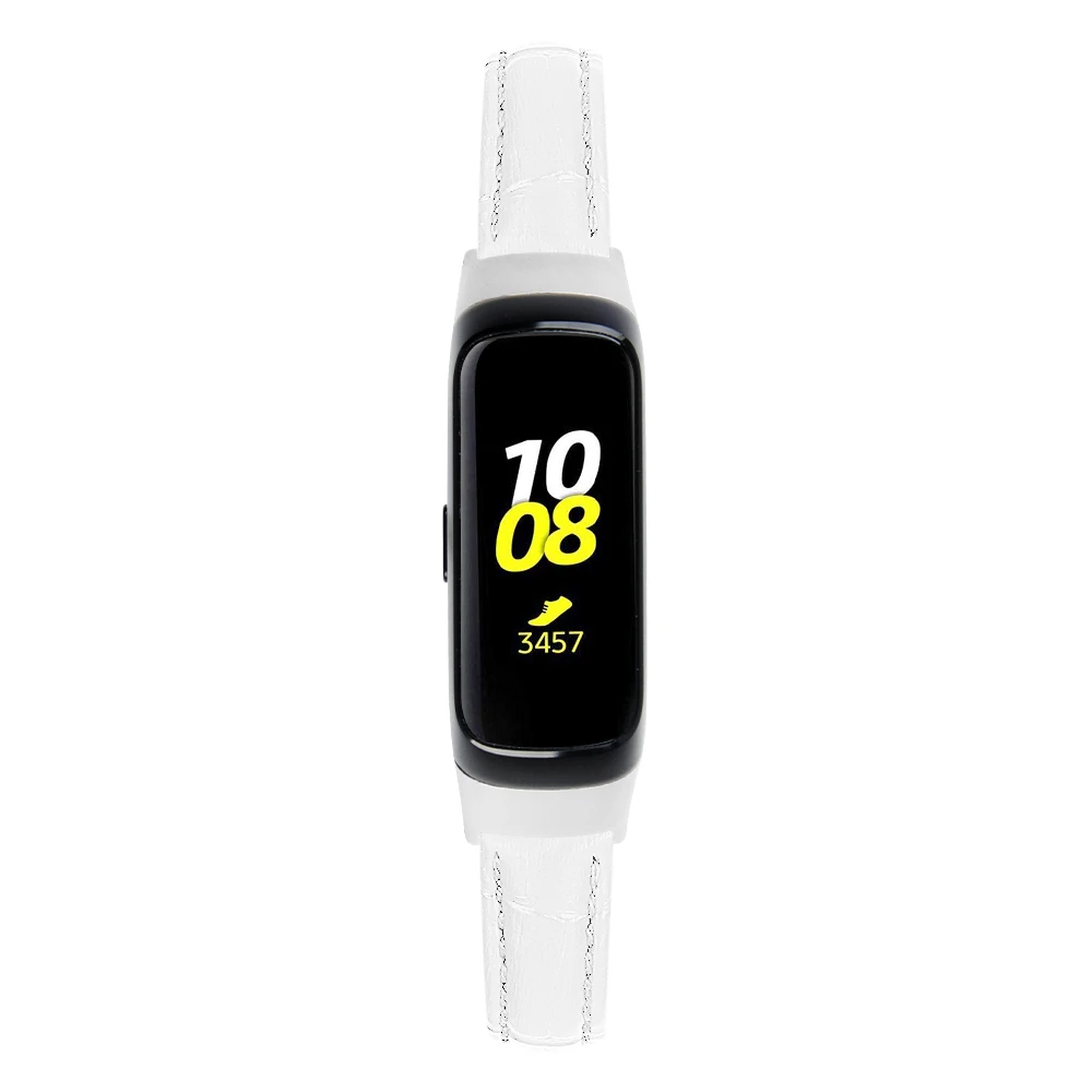Кожаный ремешок для часов для samsung Galaxy Fit SM-R370 Смарт-часы браслет на запястье модный сменный ремешок Correa