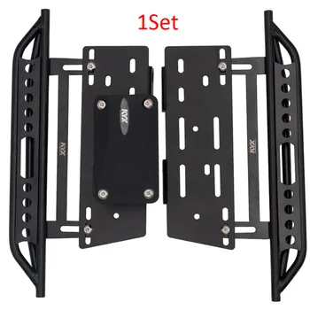 

1Set Simulated Metal Side Pedal Foot Plate Step Boards With Receiver Box For Axial Scx10II RC Climbing Car 313MM wrangler Body