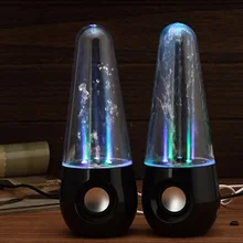 USB питанием от воды танец красочный динамик усилитель музыкальный фонтан танцы воды мини Аудио Громкий динамик s Все 3,5 мм аудио Pla