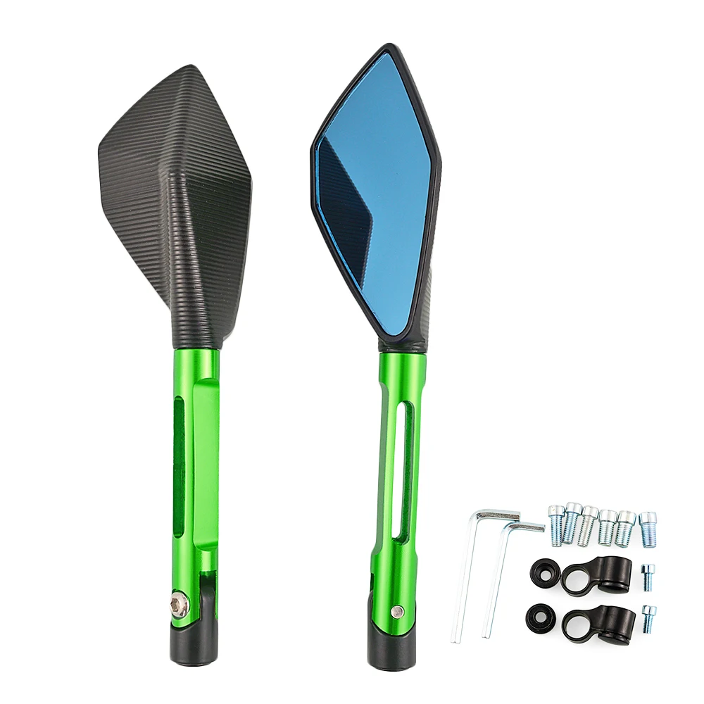 Motorcycle Rear View Mirror Universal 8mm 10mm for Kawasaki z750 z900 z800 er6n z1000 Ninja 300 250 650