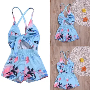 

Infant Baby Girl Floral Romper Bodysuit Jumpsuit Outfits Sunsuit Clothes