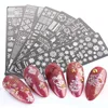 6pcs Nail Art Stamping Plates Set Flowers Christmas Snowflakes Animals Nail Stamp Template Polish Printing Manicure TRSUM01-06-1 1