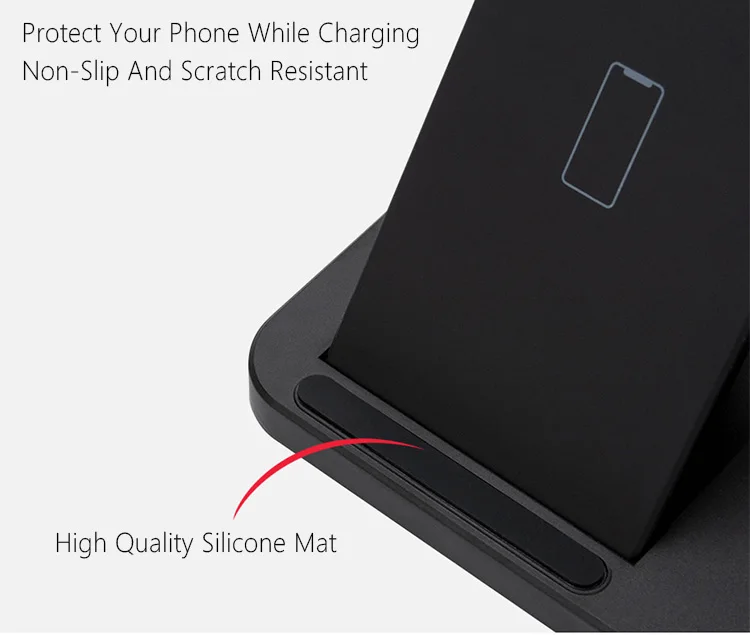 4 в 1 Qi Быстрый держатель беспроводного зарядного устройства для Apple iWatch серии 4 3 2 1 iPhone XS MAX XR Airpods телефон зарядка складной кронштейн