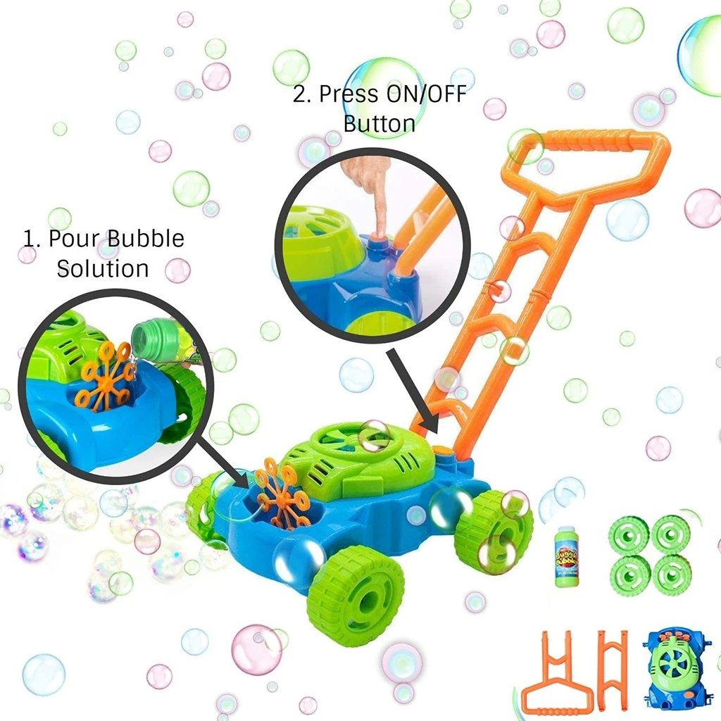 funny bubble mower