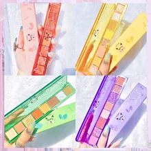 Xixi estilo paleta de sombra de frutas veludo oito cores sombra de olho fosco fino flash duradoura sombra
