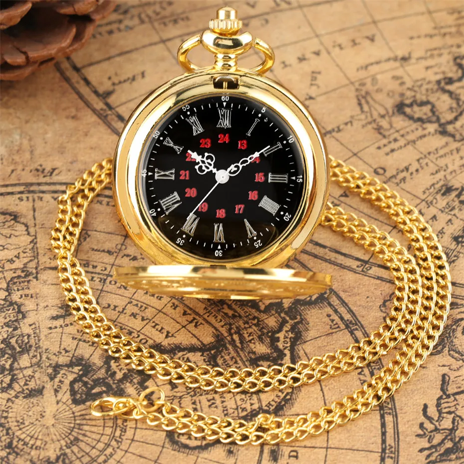 Антикварные ретро римские цифры дисплей кварцевые карманные часы модное серебряное золотое ожерелье с подвеской часы рождественские