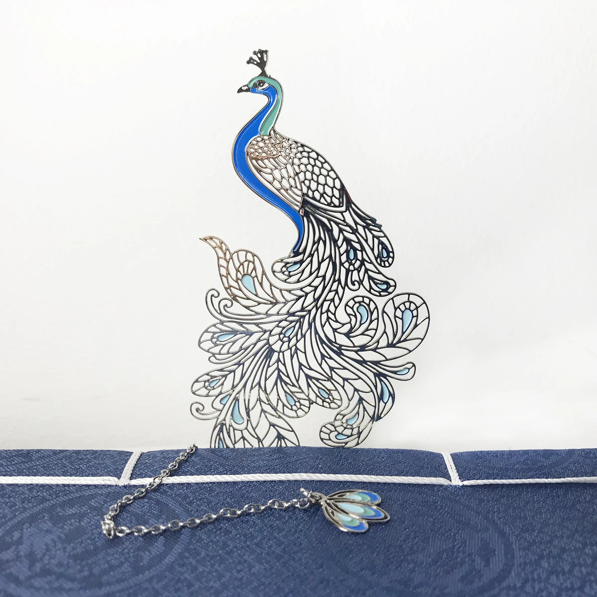 

Peacock Metal Bookmark Creative Art Reclassical Small Fresh Antique Chinese Wind Gift