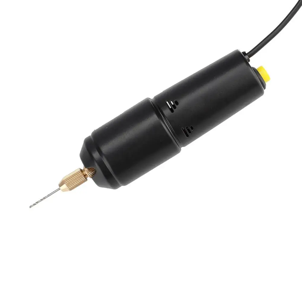 Портативные мини-электрические дрели WALFRONT, портативные микро-USB дрели с 3 шт. битами, 5 в постоянного тока, профессиональная ручная дрель