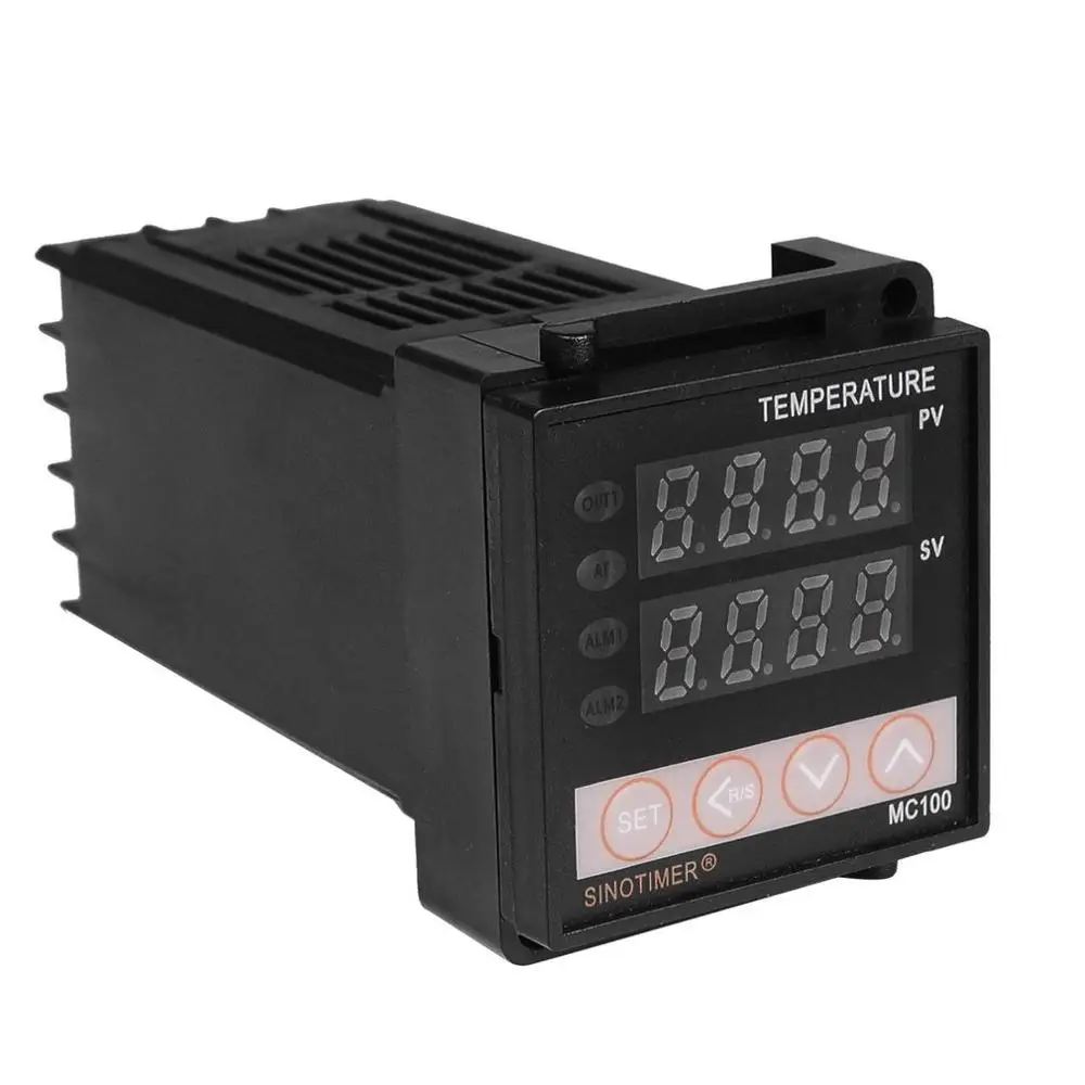 MC101 SINOTIMER короткий корпус вход PID регулятор температуры Термостат трехфазный регулятор питания релейный выход охладитель сигнализации - Цвет: MC101