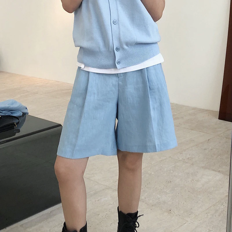 TWOTWINSTYLE Casual Minimalist Wide Leg Pants For Women High Waist Large Size Loose Pants Female 2020 Summer Fashion New Tide