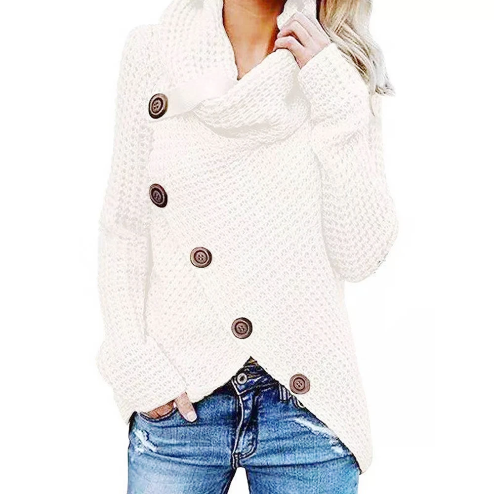 WENYUJH осень, Модный женский вязаный свитер в стиле пэчворк, зимний Повседневный джемпер, Женский вязаный свитер, женская одежда, новинка - Цвет: Color 16