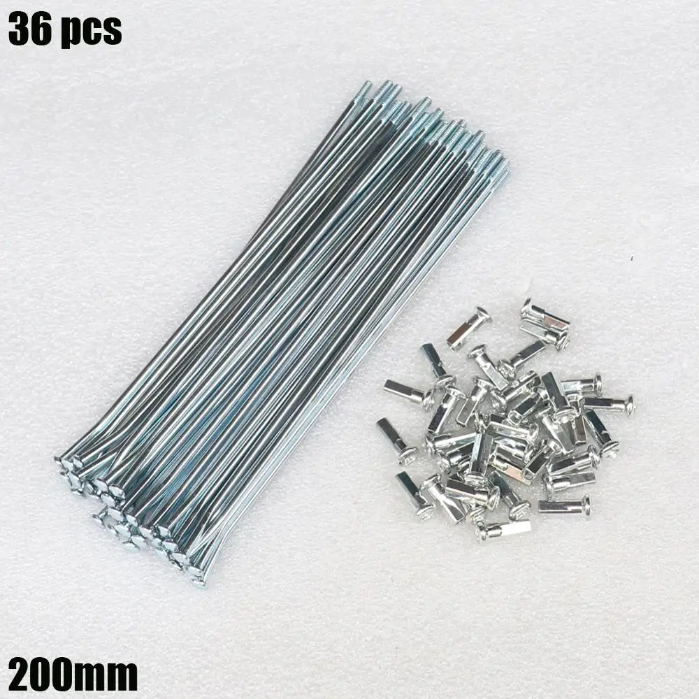 Motorcycle Spokes 36 pcs 200-245 mm 8G 3.5mm Width Spokes Bend Electric Bicycle Bike Motorcycle Child Bike