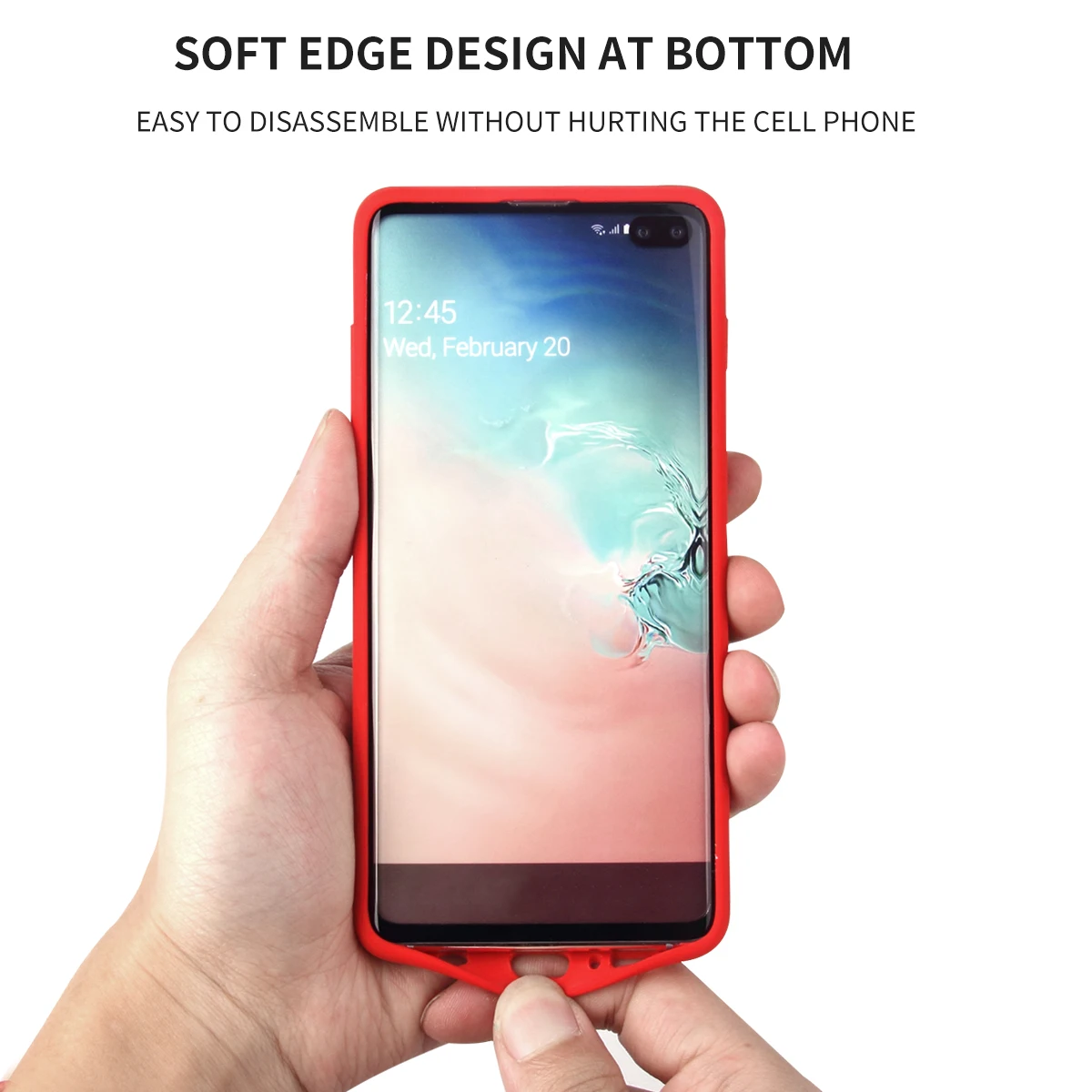 Новый мягкий чехол из чистого жидкого силикона для Samsung S10 Lite шелковистая мягкая