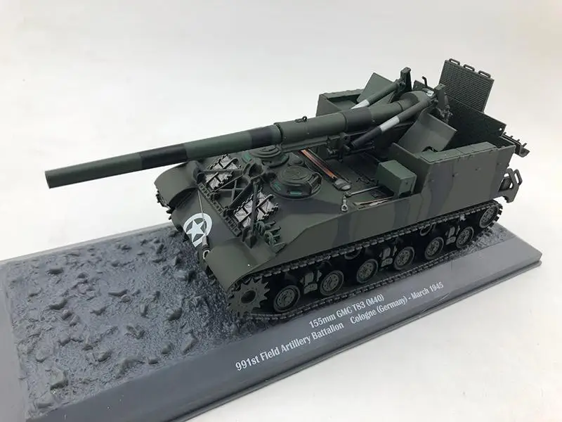 Немецкий 155 мм GMC T83 M40 991ST FLELD arligor BATTALLON 1/43 литье под давлением модель танка