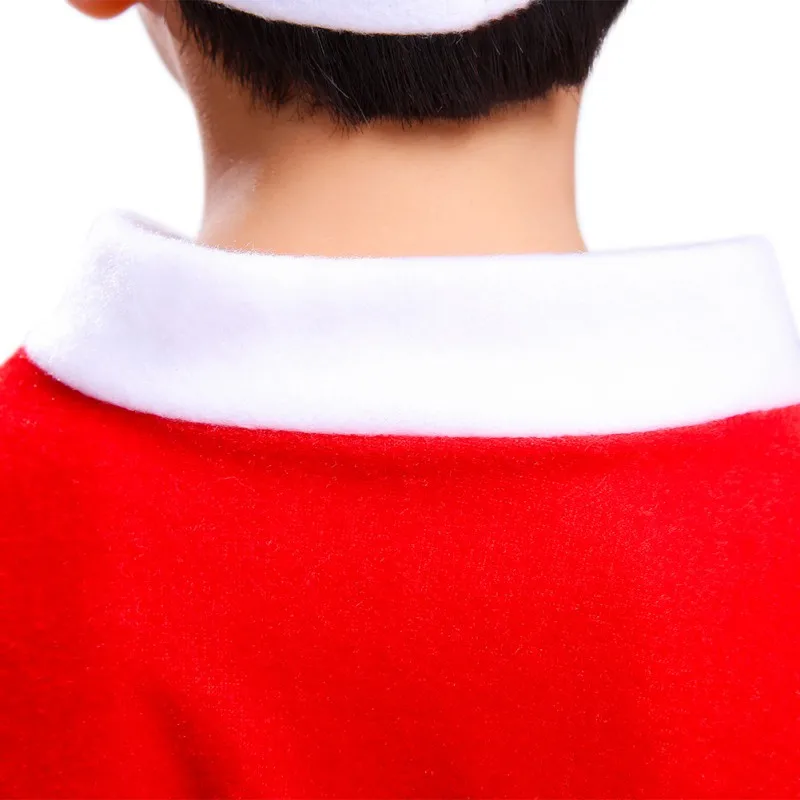 Детский Рождественский комплект одежды, От 4 до 16 лет, Рождественский костюм и платье для маленьких мальчиков и девочек, костюмы Санта-Клауса, Одежда Для Новорожденный ребенок