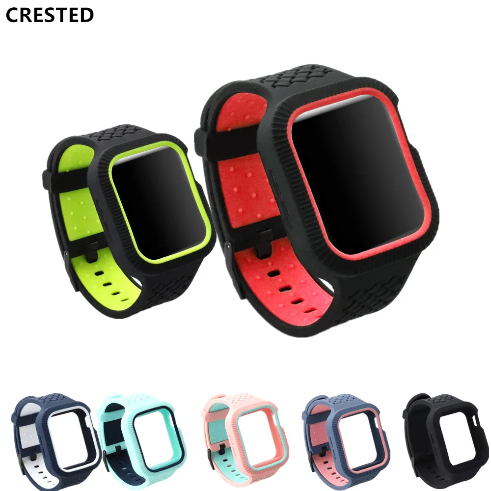 

weave case+strap For apple watch band pulseira apple watch 5 4 band 44 mm/40mm iwatch band 4 5 correa bracelet watchband belt