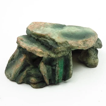 

2pcs Office Fish Tank Decorative Aquatic Climb Home Pet Island Tortoise Turtle Amphibians Ladder Landscape Aquarium Cave Rock