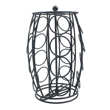

Metal Coffee Capsule Holder Iron Coffee Capsule Storage Holder for Capsule with a Hole Diameter Of 5Cm Capsules 20 Pieces