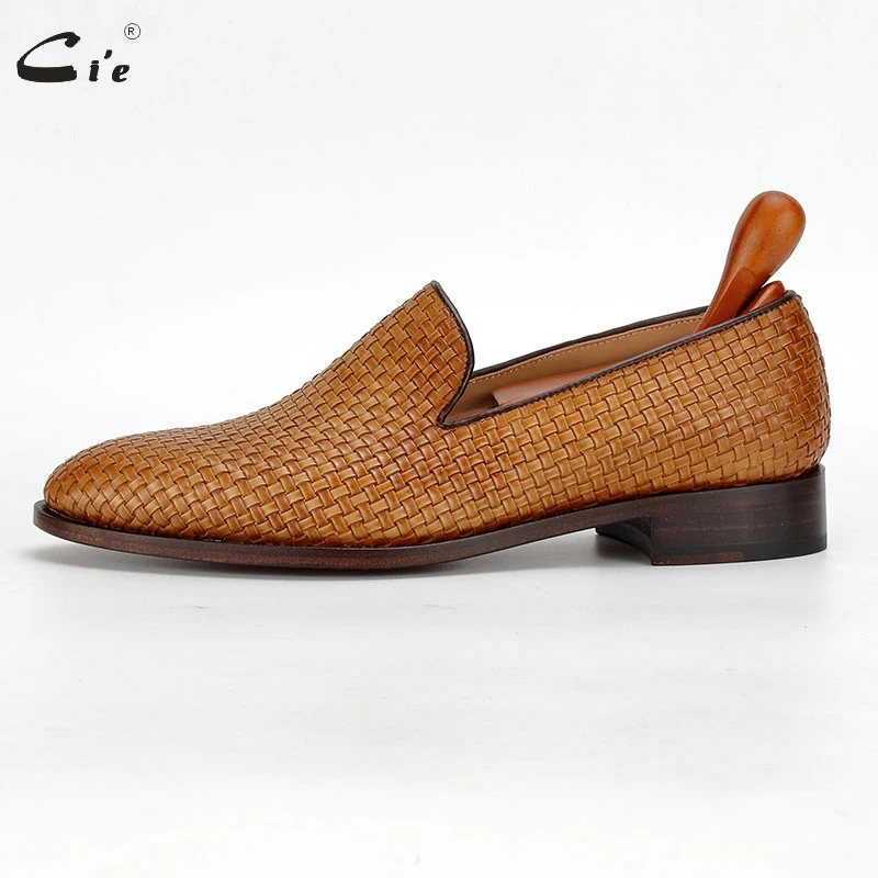 Cie-mocasines hechos a mano para hombre, zapatos con suela de cuero tejida,  clásicos, elegantes, a la moda, 212 - AliExpress Calzado