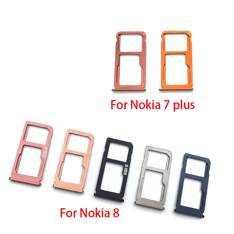 5 шт./лот слот для sim-карты лоток держатель запасная часть для Nokia 6 8 7 Plus/5,1 Plus X5