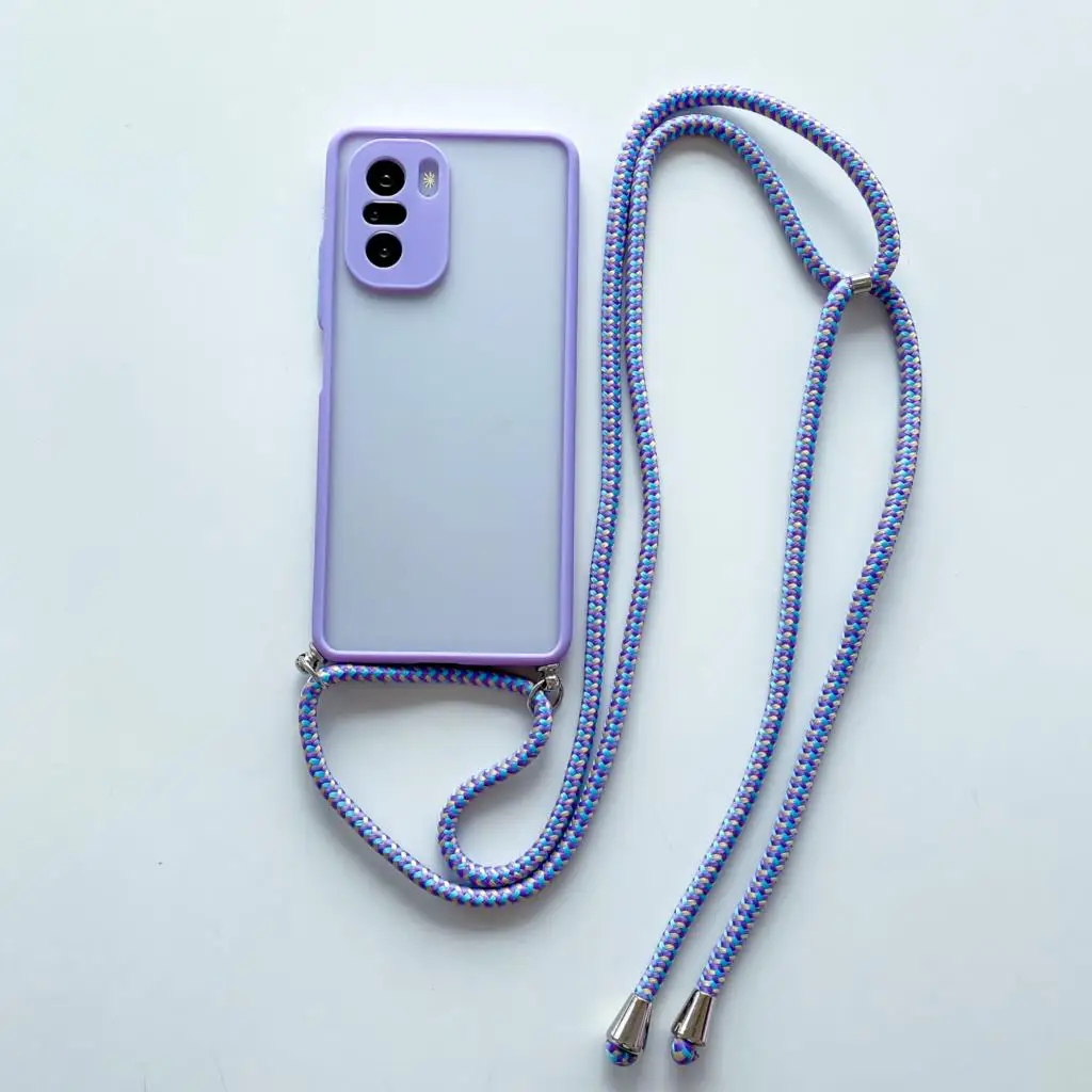 Hang Neck Strap Crossbody Lanyard Case For Xiaomi Redmi Note 10 8 9 Pro 7 10S 9T 9C Mi 11 11T Lite 10T POCO X3 NFC M3 F3 Cover