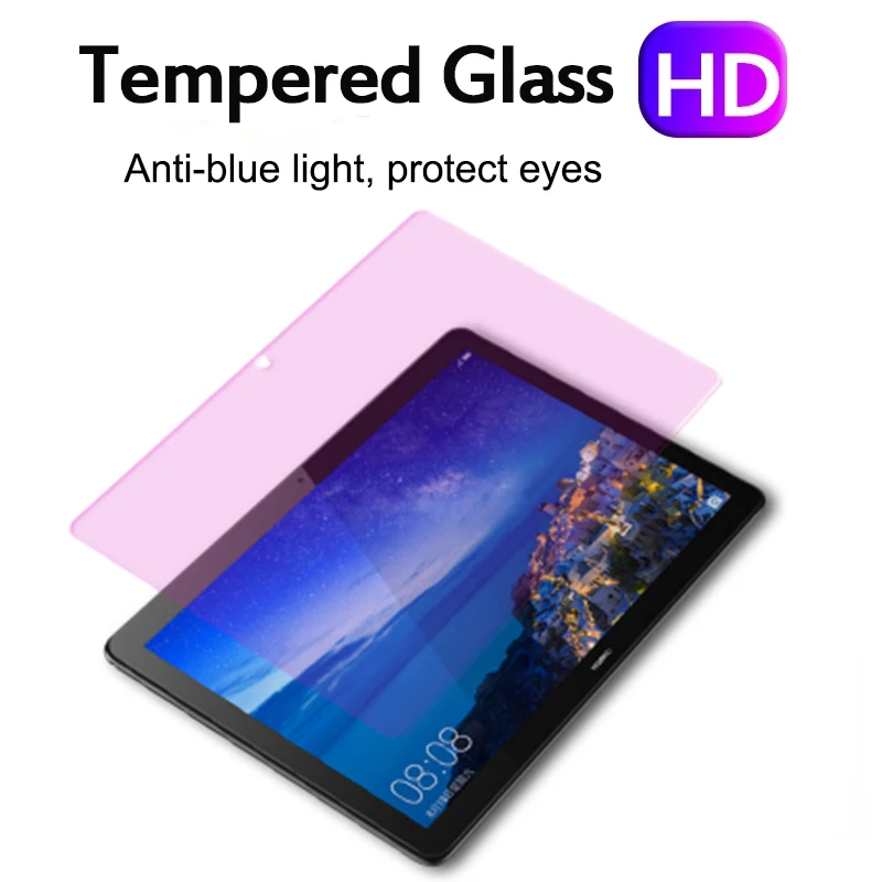 

Защитная пленка для экрана из закаленного стекла для Huawei MediaPad T5 10 AGS2-W09/L09/L03/W19 10,1-дюймовый планшет с защитой от синего света 9H