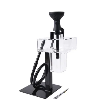 

New moden acrylic hookah shisha unique style metal stand shisha