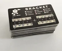 10 แพ็คทันตกรรมวงเล็บ Ortodoncia วงเล็บสําหรับฟัน MINI Bracket Roth 022 สล็อต 345 ตะขอ Bondable Mim Monoblock สีดําฐานตาข่าย 1