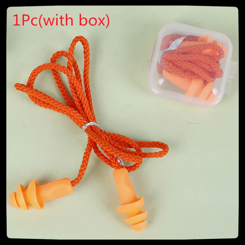 Soft Silicone Swimming Earplugs Nose Clip Case Protective Prevent Water Protection Ear Plug Soft Waterproof Swim Dive Supplies