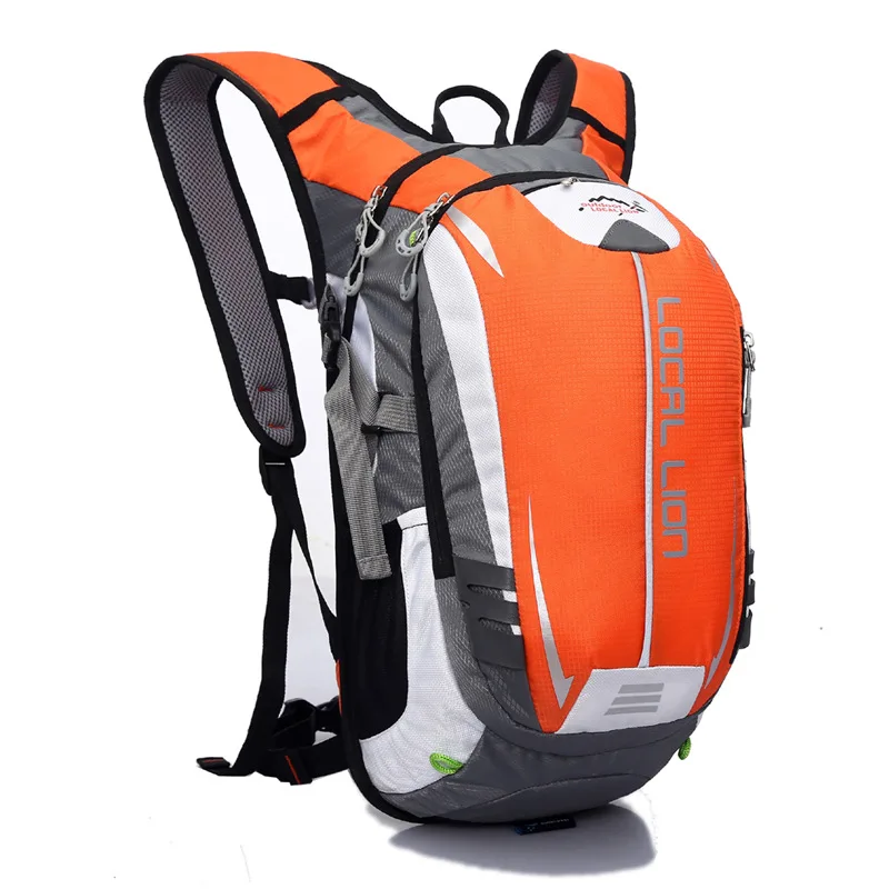 Оранжевый AoLuHeng 18L горный велосипед Rugzak Mannelijke Zwart Wit пэчворк Reflecterende Fietsen Rugzakken voor tienergy meisjes Rugzak - Цвет: Оранжевый