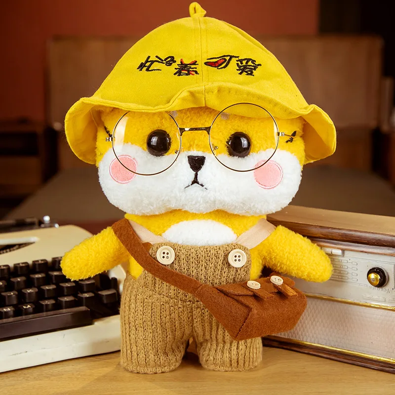 1pc 35CM Super Cute Tiger Plush Toys Kawaii Tiger with Glasses Sweater  Backpack u0026 Hat Plushie Dolls Lovely Xmas Valentine's Gift - AliExpress