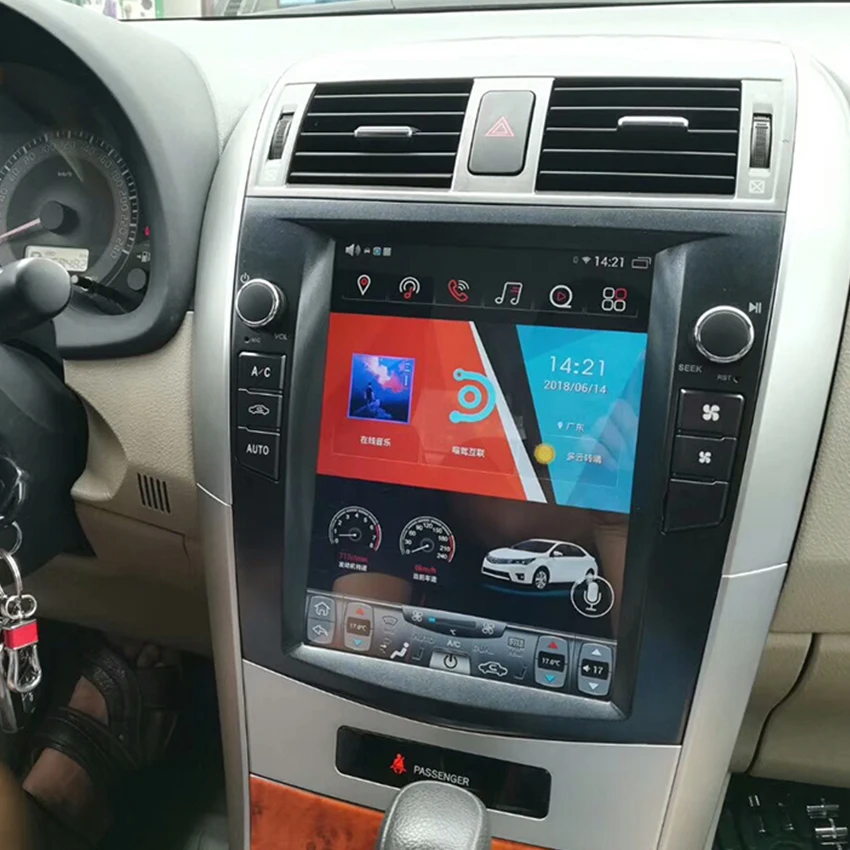 Tesla Screen For Toyota Corolla 2007 2013 Gps Navigation Car Android Multimedia Player 10 4 Inch Car Radio Stereo Audio Car Multimedia Player Aliexpress
