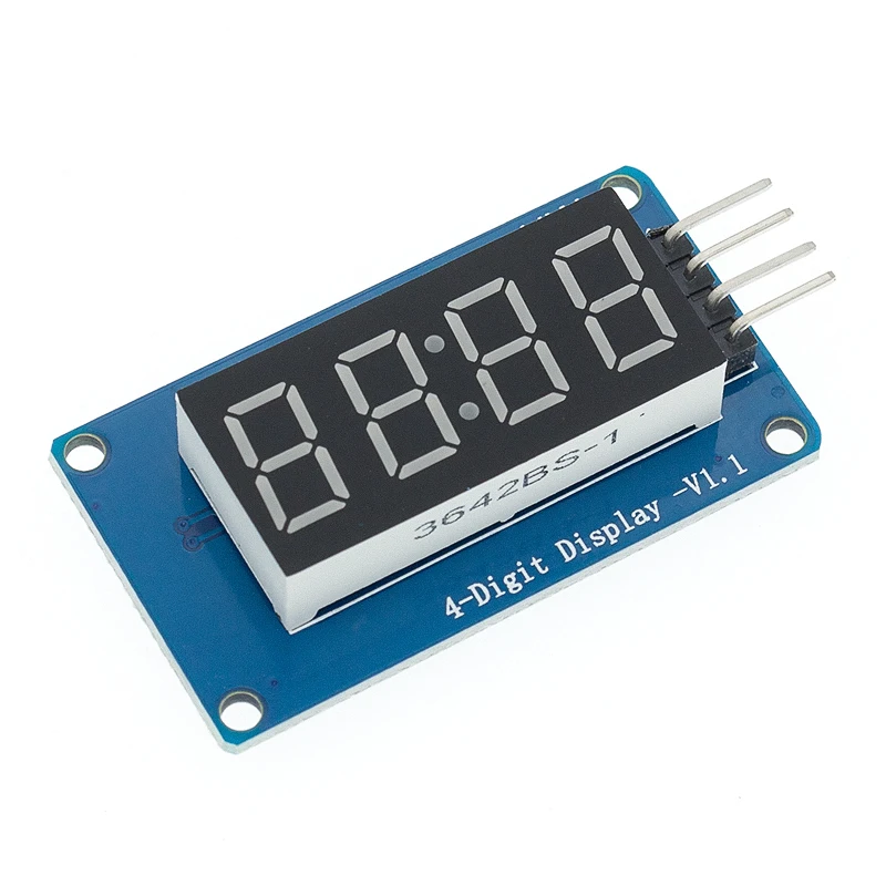 Модуль цифросветодиодный светодиодного дисплея TM1637 1 шт. 4 бита для arduino 7