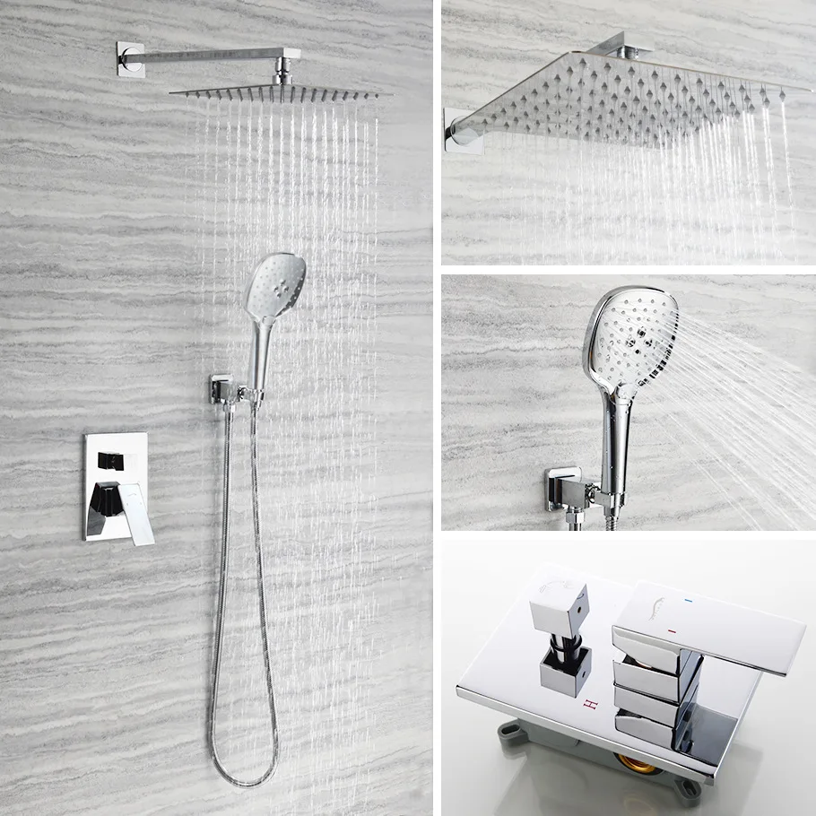 

Two Feature Concealed Shower Set Wall-in Ceiling Mounted da ding pen Multi-functional Hand-Held Set Al1015