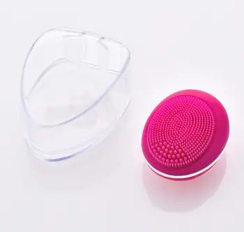 

2019 New Mini Electric Facial Cleansing Brush Silicon Vibration Cleaner Deep Pore Cleaning Skin Massage face cleansing brush