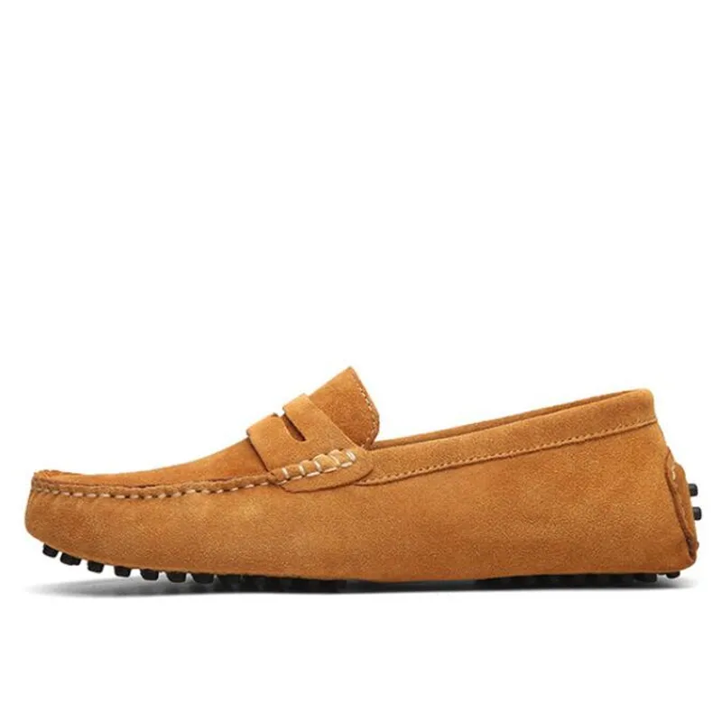

New men's leather peas shoes men's shoes set foot England driving comfortable casual shoes large size shoes 38-47
