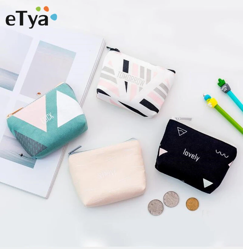 small coin purse with zipper